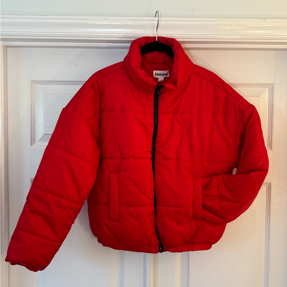 Red Puffer Jacket Abound XXS